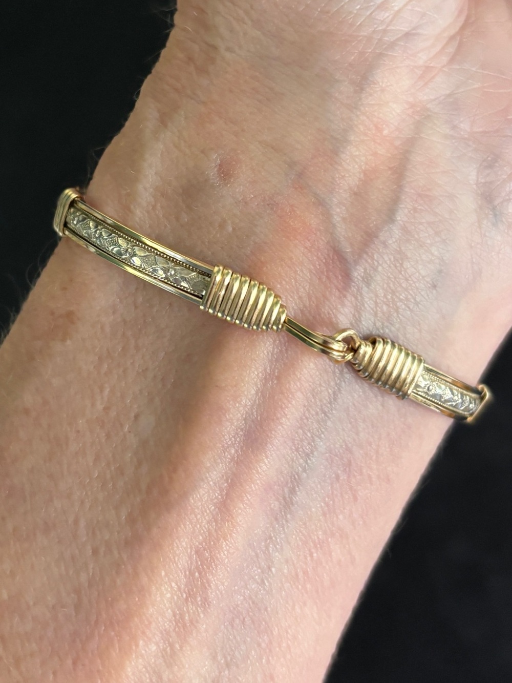 Ronaldo Katbird Silver and Gold Bracelet 7” - Picture 9 of 10